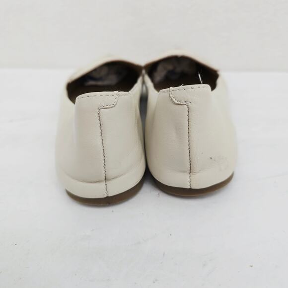 Steve Madden Feather Flats Mules Leather Beige 9 - Picture 4 of 7